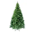 RS Trade HXT 1101 Colorado-Mix 240 cm künstlicher PVC Weihnachtsbaum (Ø ca. 137 cm) 1560 Spitzen - Schnellaufbau Klappsystem, schwer entflammbar, unechter Tannenbaum inkl. Christbaum Ständer