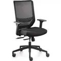 Trend Office - Bürodrehstuhl Mesh Armlehnen,verstellb.schwarz 410-520mm M.synchront.trgf.110kg