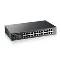 ZyXEL GS1915-24E 24-Port GbE Smart Switch, NebulaFlex, Rackmount, lüfterlos