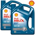 2x Shell HX7 5W-40 Motoröl API SP ACEA A3/B4 MB 229.3 VW 502.00/505.00 5L