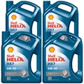 4x Shell HX7 5W-40 Motoröl API SP ACEA A3/B4 MB 229.3 VW 502.00/505.00 5L