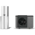 Wolf - Wärmepumpen-paket Chc-center 10/300-50s Luft-wasser Cha10 Monoblock R290 4,1kw Bei A7/w35 400v, Mit Bm-2, Puffer-, Ww-sp.