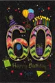 60. Geburtstag - Collage - Glückwunschkarte im Format 11,5 x 17 cm mit Briefumsc