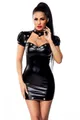 Saresia Minikleid SARESIA Wetlook Dress w. Collar - (L,M,S,XL,XS)