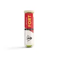 Dunlop Sport Tennisball FORT TOURNAMENT 4er PET Tennisbälle 4 Stück in Dose