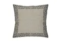 Marrakesch Orient & Mediterran Interior Zierkissen Handgefertigter Kissenbezug Frisia Grau 50x50cm, Boho Vintage Deko, (1 St)