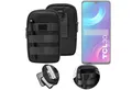 K-S-Trade Handyhülle für TCL 30, Holster Gürtel Tasche Handy Tasche Schutz Hülle dunkel-grau viele