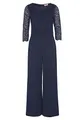 Vera Mont Damen Jumpsuit mit Spitze 34, Night Sky