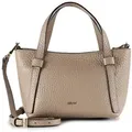 abro Cosmo Mini Bag Handtasche Leder 15.5 cm  beige