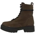 STEVE MADDEN Gusto Damen Winterboots Stiefeletten, Stiefel, Winterstiefel, Winterboots, Schneestiefel braun 36 EU