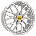 1x MAM WHEELS MAM RS4 matt silver painted 8.5Jx19 5x120 ET35