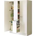 Flex Well Apothekerschrank Vorratsschrank Lucca BxTxH 130 x 60 x 200 cm weiß matt zerlegt 00011978
