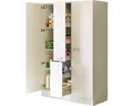 Flex Well Apothekerschrank Vorratsschrank Lucca BxTxH 130 x 60 x 200 cm weiß mat