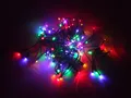 Spetebo Lichterkette LED Weihnachts Lichterkette bunt - 40 LED, 40-flammig, Deko Beleuchtung für Außen