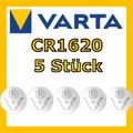 VARTA CR1620 Batterie Lithium Knopfzelle Knopfbatterie | 5 STÜCK