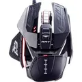 MadCatz R.A.T. X3 Ergonomische Gaming-Maus USB Optisch Schwarz 10 Tasten 16000 dpi Beleuchtet, Ergonomisch, Handballenauflage, Integrierter Profils