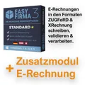 Rechnungsprogramm Software E-Rechnungen Easyfirma 3 Standard:ZUGFeRD & XRechnung