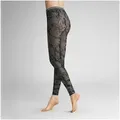 Hudson Strickstrumpfleggings Floral 40 DEN (1 St) Leggings mit floralem Muster schwarz 36-38