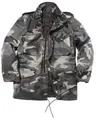 US Feldjacke M65 Jacke mit Futter dark camo, US Style, Größe S-3XL       -NEU-
