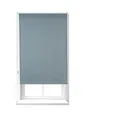 Relaxdays Undurchsichtiges Thermorollo, ohne Bohren, aufrollbar, Kette, 1 Einheit, Stoff-Aluminium, Grau, 70 x 160 cm
