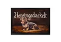 speecheese Fußmatte Hereingedackelt Fußmatte XL in 40x60 cm mit Dackel
