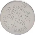 Lithium-Batterie CR1225 RENATA 3Vdc 50mA Abmessungen 2,5x12,5mm
