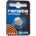 Lithium-batterie Cr1225 Renata 3vdc 50ma Abmessungen 2,5x12,5mm