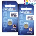 2x Renata CR1225 3V Lithium Knopfzelle BR1225 Schweizer Herstellung