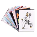 gimboo Schulheft/Format A5 32/32 Blatt Kariert/Mixed 8er Packung - 8 Stück/Packung Motive Sortiert/für Kinder zur Einschulung für Grundschüler/mit Rand/Weiße Karten/Blau Kariert