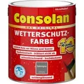 Consolan Wetterschutzfarbe Galeriegrau Seidenglänzend 2,5,