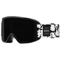 Smith Squad S Skibrille + Wechselscheibe Snowboardbrille Brille Schwarz Marble