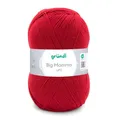 GRÜNDL WOLLE BIG MAMMA UNI 400 g ROT HANDSTRICKGARN 100g/2,45€