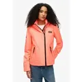 Superdry für Damen. W5011850A Windschutzjacke mit Kapuze Mountain coral (S), Lässig, Polyester, Koralle