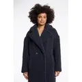 Rino & Pelle Wintermantel ELICIA in flauschiger Fell-Optik grau L (40)