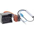 Audioproject A124 - Radioadapter Set Quadlock auf ISO + Antennenadapter Fakra auf DIN kompatibel für VW Audi Skoda Seat Golf 5 6 Polo 9n Phantomeinspeisung Auto-Radio Adapter-Kabel Stecker