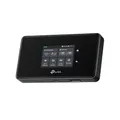TP-Link 5G AXE3600 Mobiler Router, kabellos, WLAN 6E, bis zu 3,6 Gbit/s, 4700 mAh Akku, Touchscreen, Gigabit-Anschluss, VPN-Verschlüsselung, Micro-SD-Kartensteckplatz bis zu 2 TB, tragbar