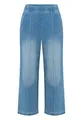 zero Damen Jeans elastischer Bund 26 Inch 38, Blue Denim
