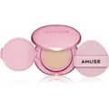 AMUSE Dew Power Vegan Cushion langanhaltendes Make up im Schwämmchen für klare und glatte Haut Farbton 1.5 Natural 15 g