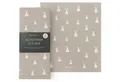 NORDEULE Osterhasen Muster in Beige Reinigungstuch (70 % Holz-Zellulose, 30 % Baumwolle, Set, 3-tlg., ideales Geschenk zu Ostern, im Osternest, Briefpost, Aufmerksamkeit)