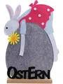 Trend Line Osterhase TrendLine Deko Osterhase Filz 51 x 35 cm grau weiß