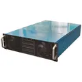 RealPower RPS19-G3380 - 48,3 cm (19 Zoll) Server-Gehäuse ohne Netzteil (ATX, LCD-Display, 2X 5,25 Externe, 3X 3,5 interne, 2X USB 3.0) schwarz