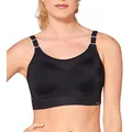 Triumph Damen Minimizer-BH Triaction Control Lite W01 EX, mit Bügel, ohne Polsterung, Verstellbare Träger, 70D, Schwarz