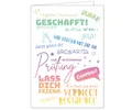 Glückwunschkarte zur bestandenen Prüfung – hochwertige Grußkarte zum Schulabs...