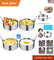 Pancake Form Egg Ring, 4 Pack 9cm Spiegeleiform Ei Ring zum Kochen von Spiege...