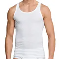 Schiesser 4er - Pack Herren Unterhemden, Achselhemden, Weiß, Doppelripp (M / (5))