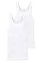 Schiesser Herren 2 PACK Unterhemd ohne Arm - Essential Doppelripp
