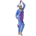 Katara Partyanzug Fantasy Figuren Jumpsuit Kostüm Erwachsene S-XL blau|lila Körpergröße L (165-175 cm)