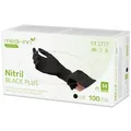 Medi-Inn Nitril-Handschuhe Nitril Black Plus, schwarz, puderfrei, latexfrei schwarz M