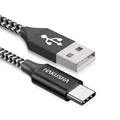 USB C Kabel 3.1A Fast Charge, 1M Charging Cable USB C ladefähig Angle Durable...