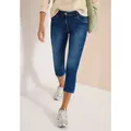 CECIL 3/4-Jeans Style Scarlett Slim Leg Jeans mit Stretch blau 26